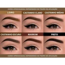 KIT 5 HENNA SOBRANCELHA - MAKAIJ