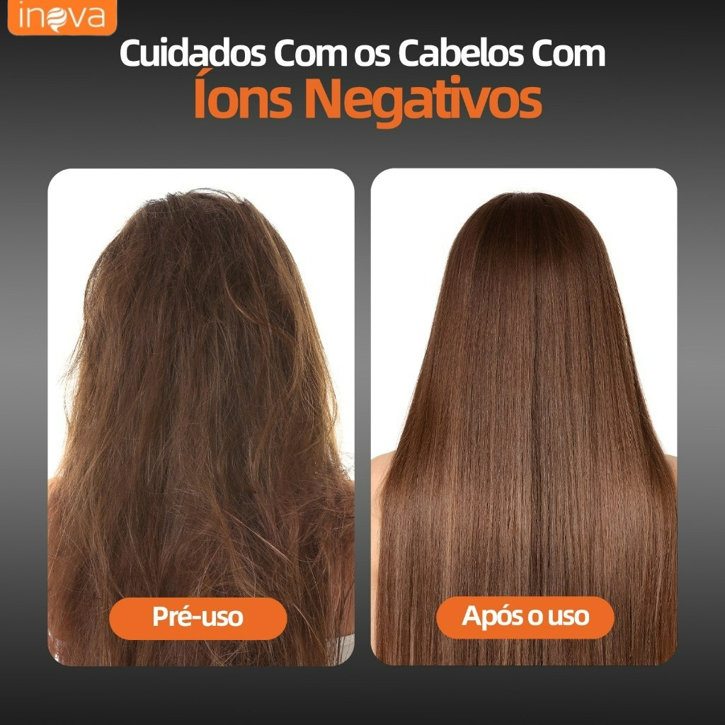 Inova 110V Secador de cabelo Iônico Secagem Rápida Ar Quente/Frio 110000 RPM Velocidade ultra-alta 5 cabeças