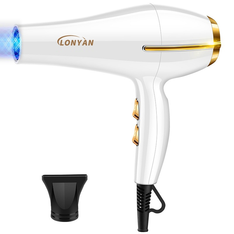 Secador de Cabelo Profissional 220V 127V 110V 5 Níveis Ar quente e frio Turbo Alta Potência Rápido Secage Íons Negativo