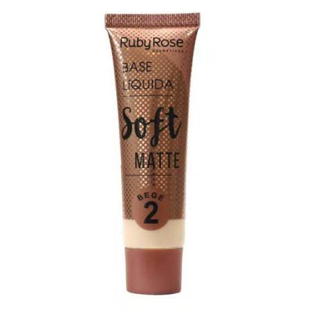 Base Líquida Soft Matte Bege Ruby Rose HB-8050