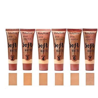 Base Líquida Soft Matte Bege Ruby Rose HB-8050