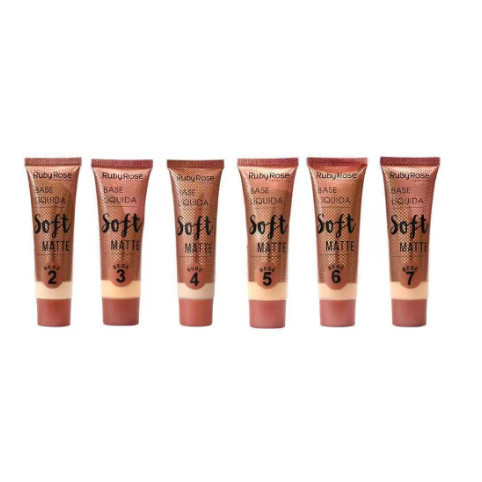 Base Líquida Soft Matte Bege Ruby Rose HB-8050