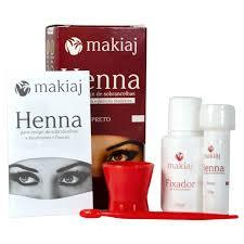 KIT 5 HENNA SOBRANCELHA - MAKAIJ