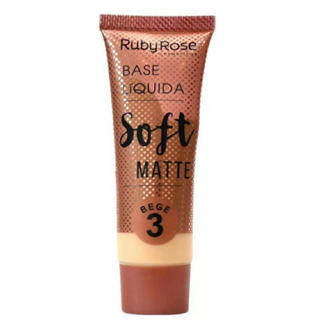 Base Líquida Soft Matte Bege Ruby Rose HB-8050