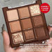 Paleta De Sombras De 9 Cores De Chocolate – Marrom Brilhante , Fosco E Neutro , Multiuso , Adequado Para Orçamento
